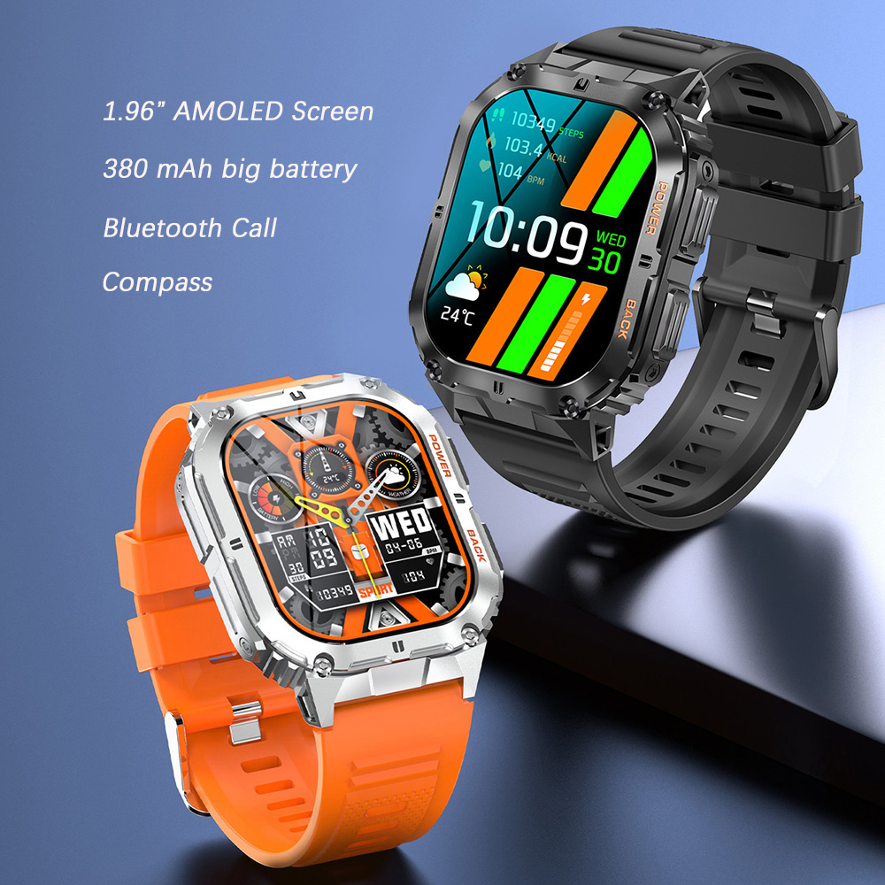 Smartwatch Digital Watches For Men - K61 プロスマートウォッチ男性女性電子腕時計スマートウォッチデジタル腕時計時計 GPS トラッカー方位磁針フィットネスブレスレット