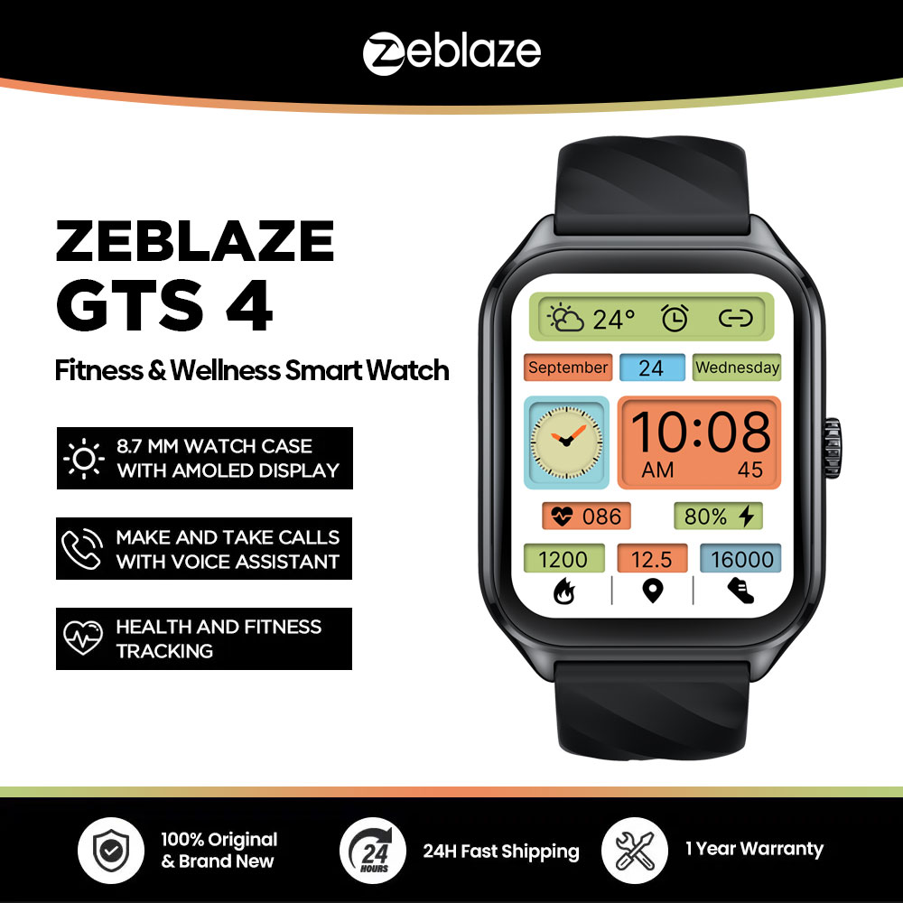Smartwatch New Watches 2025 - Zeblaze GTS 4 音声通話機能付き 1.94インチHD AMOLEDスクリーン