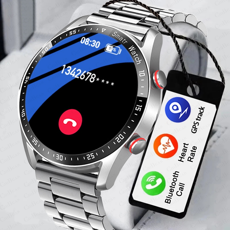 Smartwatch New Watches 2025 - 2025年新型ビジネススマートウォッチ メンズ Bluetooth通話 1.53インチAMOLED HDディスプレイ マルチスポーツモード