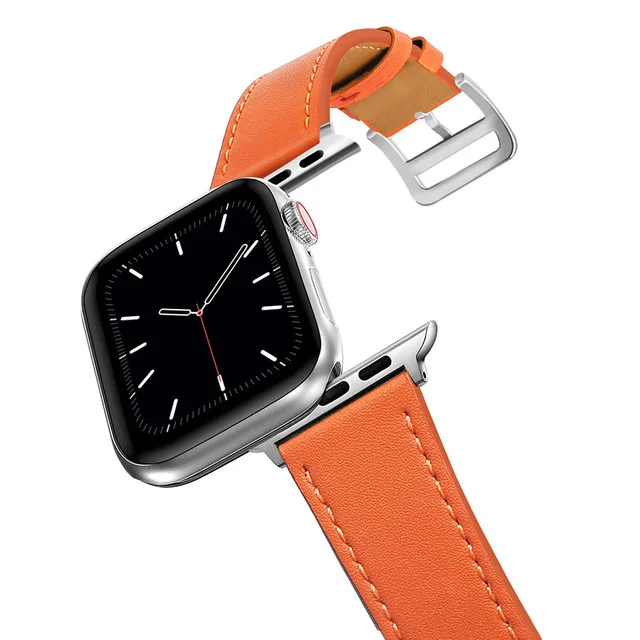 Smartwatch Premium Watches For Women - プレミアムレザー製シングルループストラップ、Apple Watchシリーズ11、10、9、8、7、6、5、SE、Ultra対応、49-38mm対応、軽量で耐久性があり、ユニセックス。