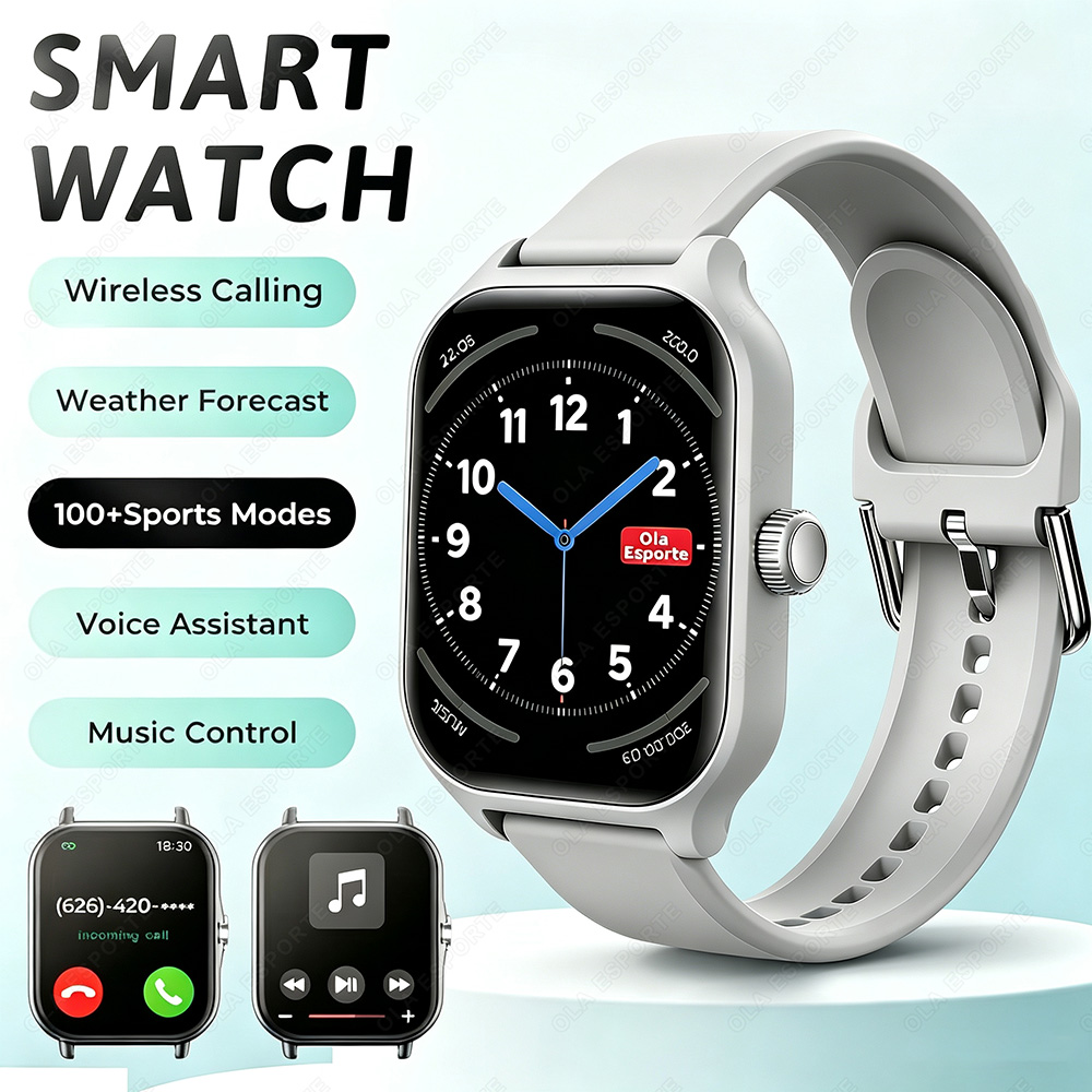 Smartwatch Digital Watches For Men - スマートウォッチプラス メンズ レディース フルタッチスクリーン スポーツフィットネスウォッチ BT通話