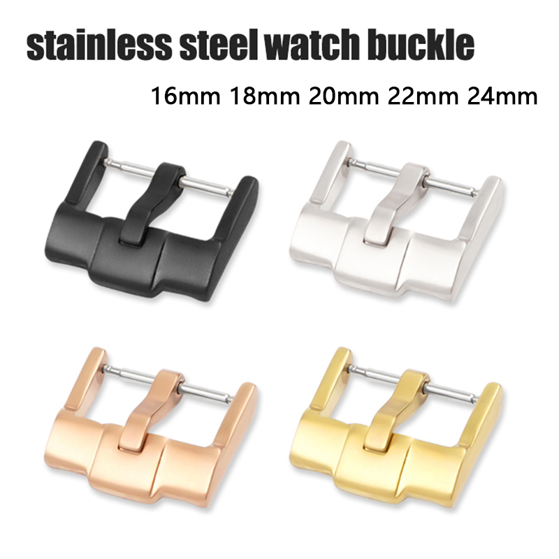 Replacement Watch Bracelet - 316 ステンレス鋼時計クラスプピンバックル 16 ミリメートル 18 ミリメートル