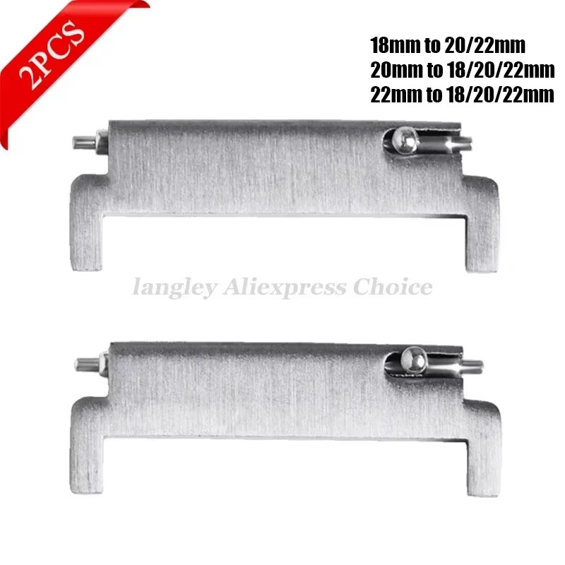 Replacement Watch Bracelet - 2 個時計バンドアダプタ 20 ミリメートルに 18 ミリメートル