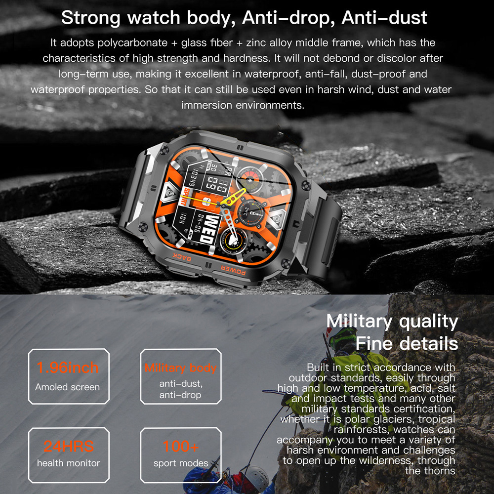 K61 プロスマートウォッチ男性女性電子腕時計スマートウォッ - Smartwatch Digital Watches For Men のレビューと価格