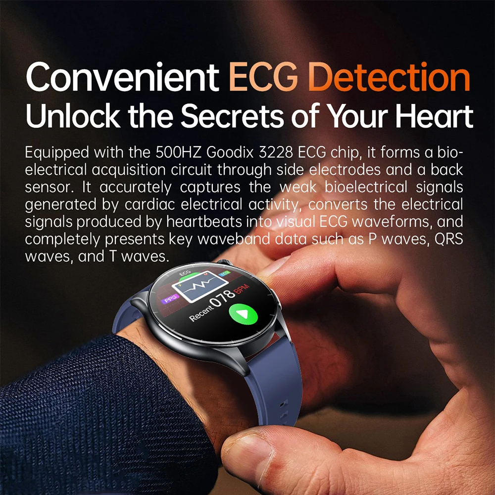 2025年新型NFC+ECG+PPGヘルススマートウォッチ  - Smartwatch New Watches 2025 のレビューと価格