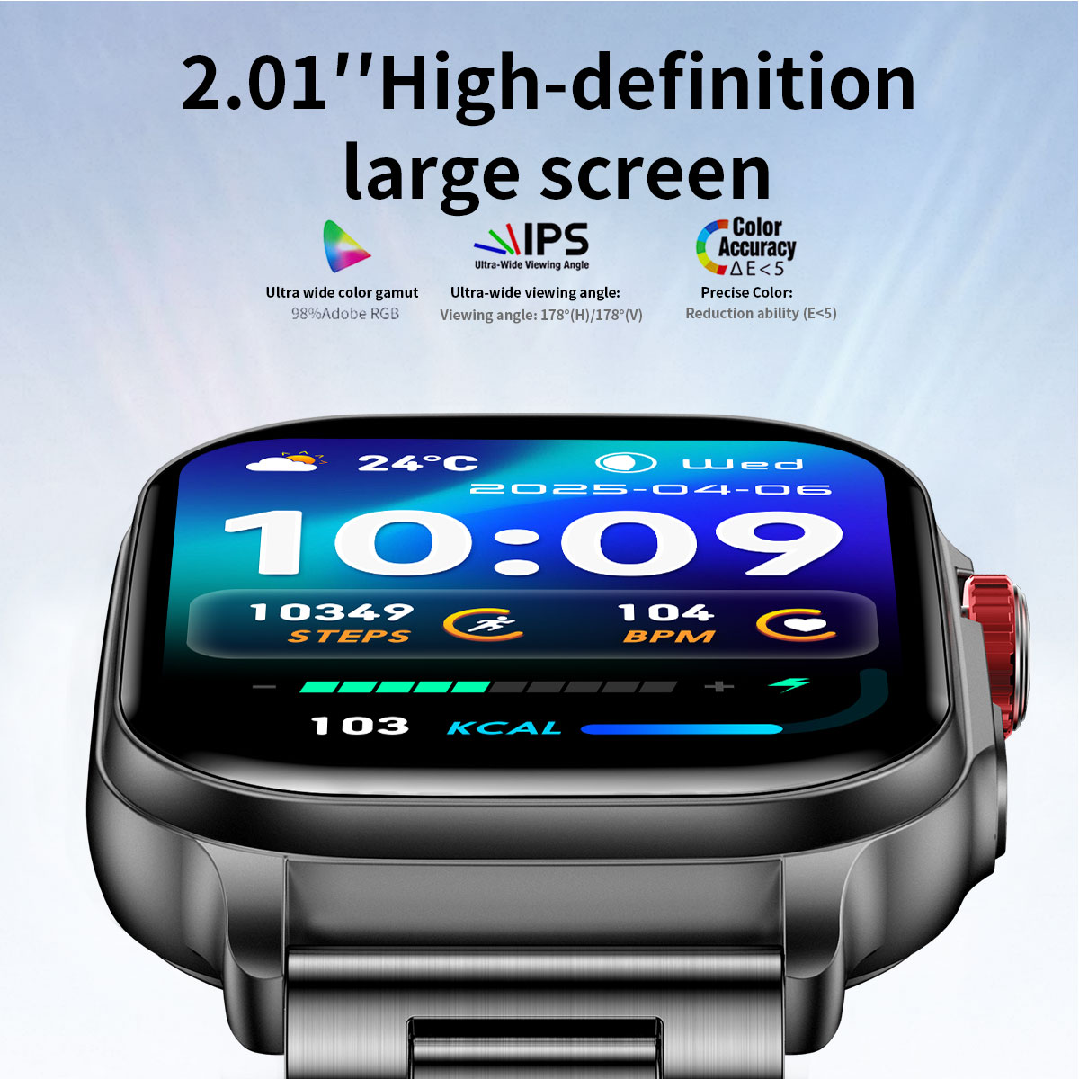 2026 スマートウォッチ 2.01インチ フィットネストラ - Smartwatch Watches For Girls のレビューと価格