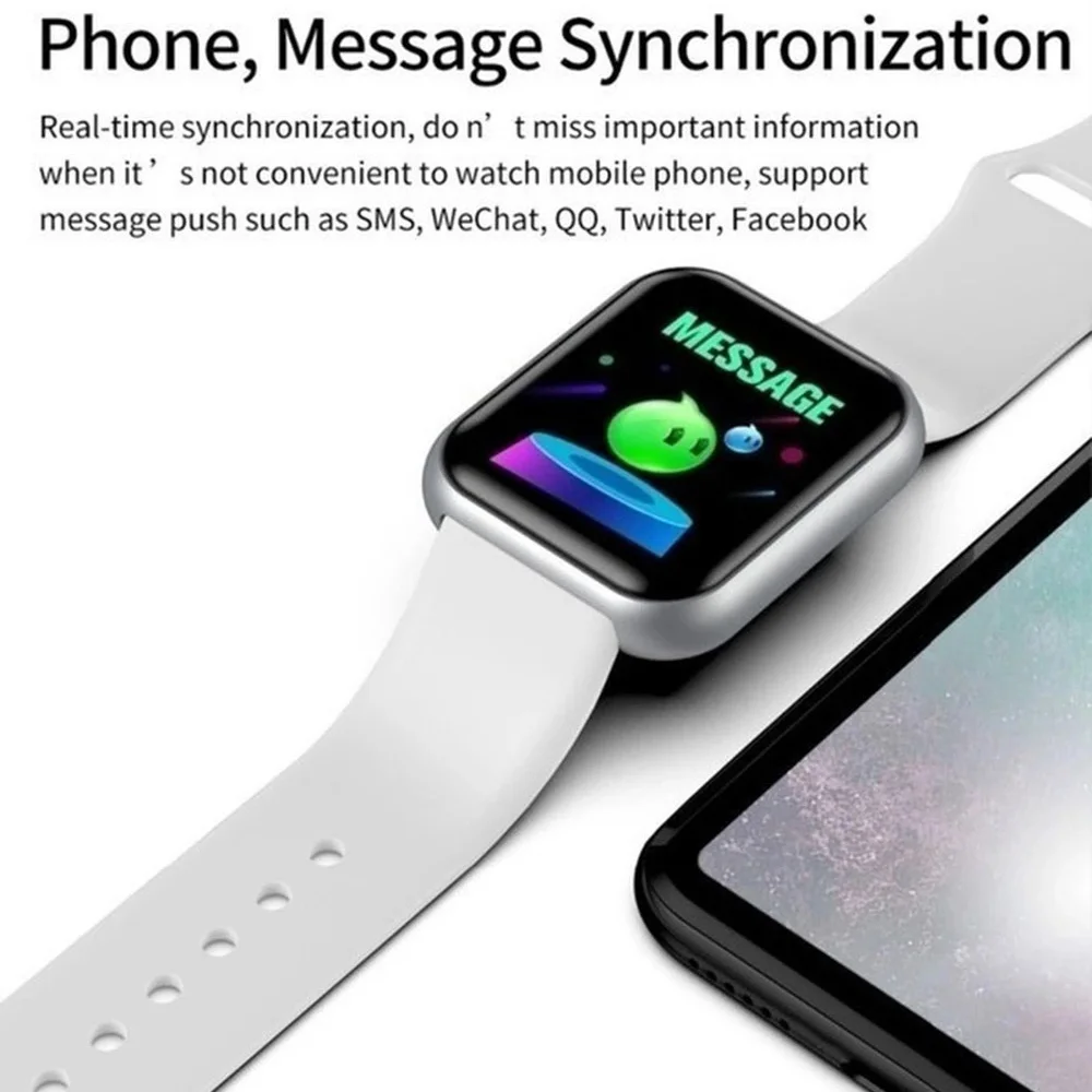 スマートウォッチ男性女性腕時計スマートウォッチメッセージフィ - Smartwatch Watches For Girls のレビューと価格