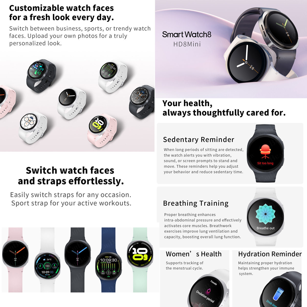 2026年新型腕時計 8ミニGPSトラッキングスマートウォッ - Smartwatch Watches For Girls のレビューと価格