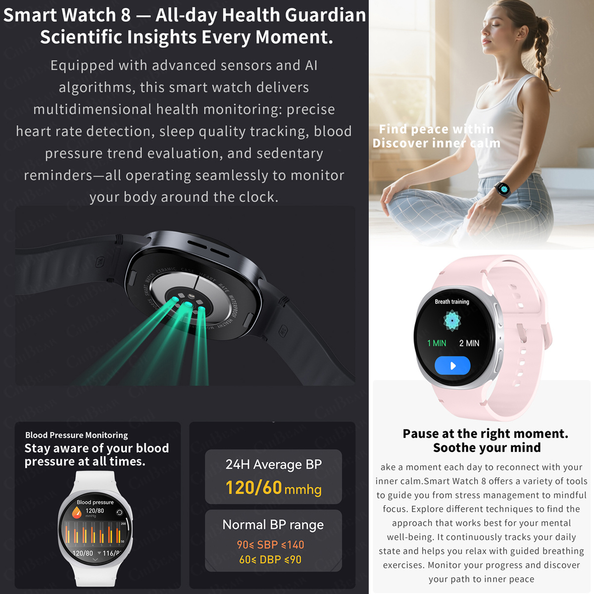 2026年新型腕時計 8ミニGPSトラッキングスマートウォッ - Smartwatch Watches For Girls のレビューと価格