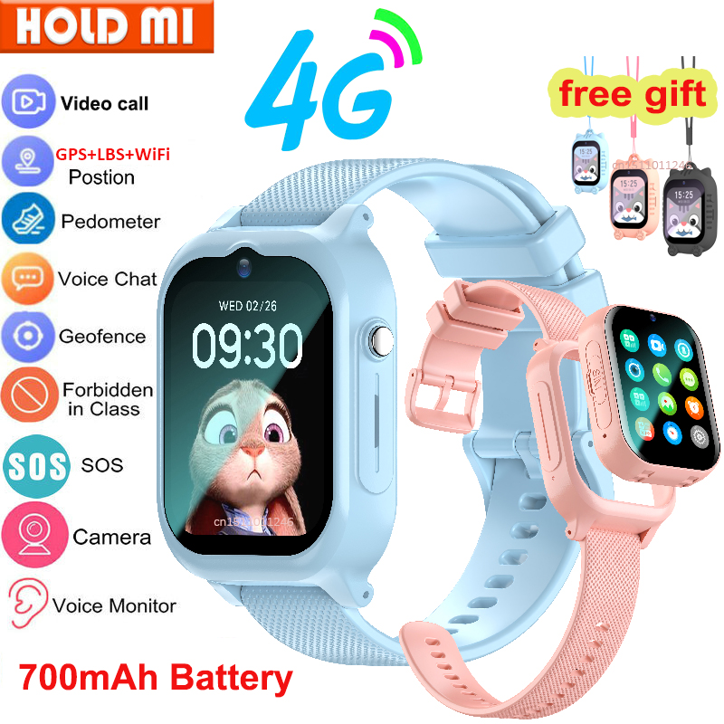 スマートウォッチ キッズ 4G GPS WIFI ビデオ通話 - Smartwatch Watches For Girls のレビューと価格