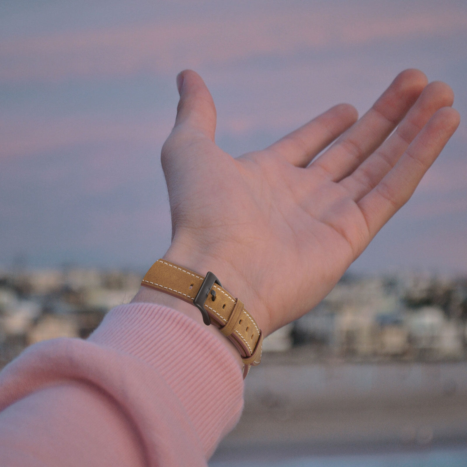 プレミアムウォッチバンド、調節可能な快適な人間工学に基づいた - Smartwatch Premium Watches For Women のレビューと価格