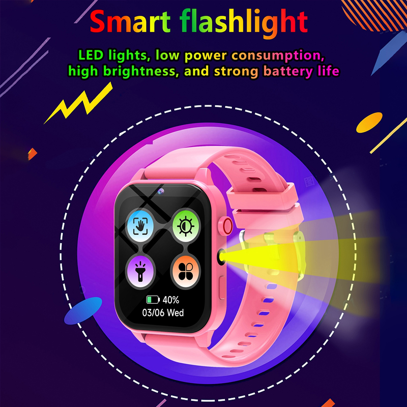 キッズゲームスマートウォッチ懐中電灯防水 HD カメラ睡眠ト - Smartwatch Watches For Girls のレビューと価格