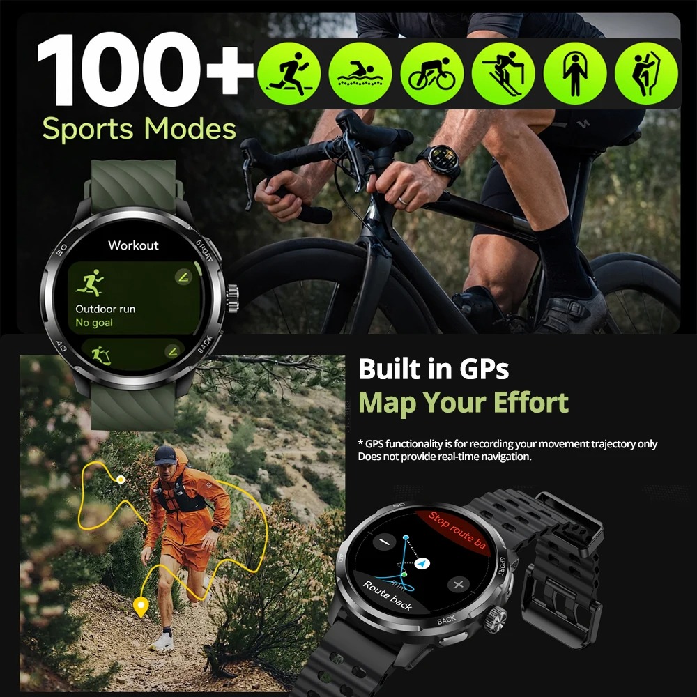 Ulefone Armor Watch Pro 1.5インチ - Smartwatch Watches For Girls のレビューと価格