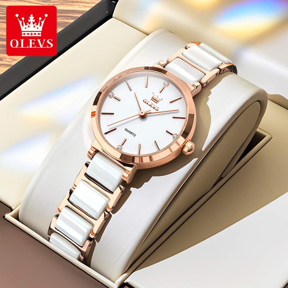 OLEVSレディース腕時計5877高級エレガントクォーツ腕時 - Replacement Watch Bracelet のレビューと価格