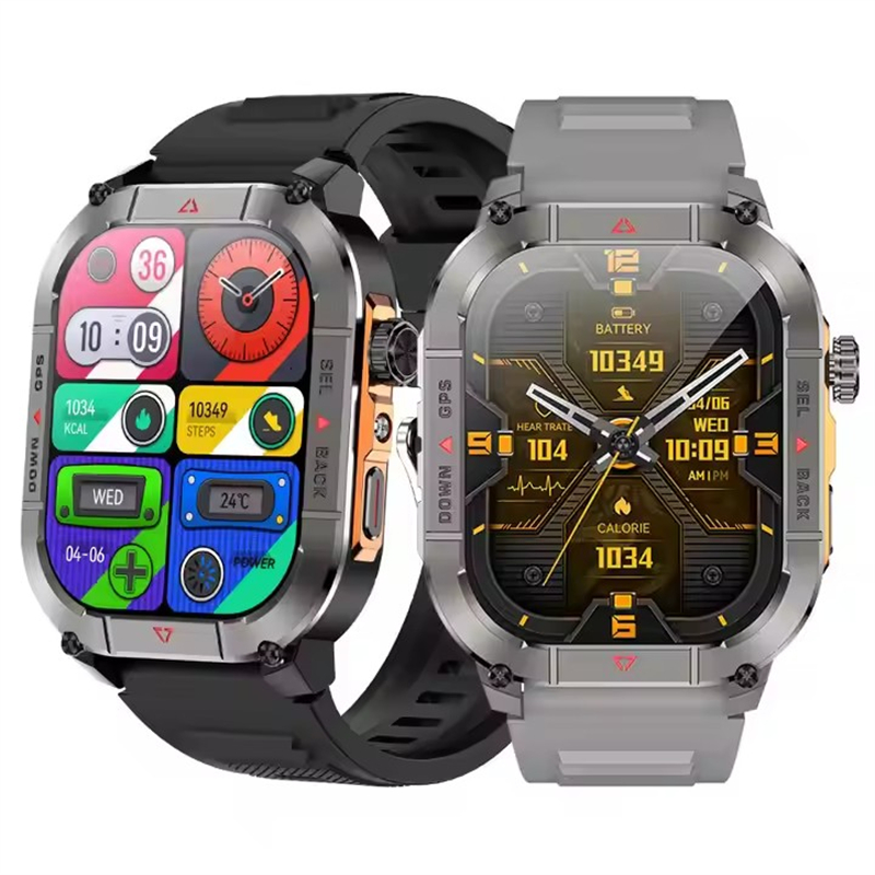 新型HK84メンズスマートウォッチ AMOLED アウトドア - Smartwatch Digital Watches For Men のレビューと価格