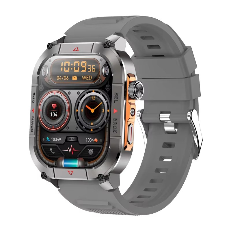 新型HK84メンズスマートウォッチ AMOLED アウトドア - Smartwatch Digital Watches For Men のレビューと価格