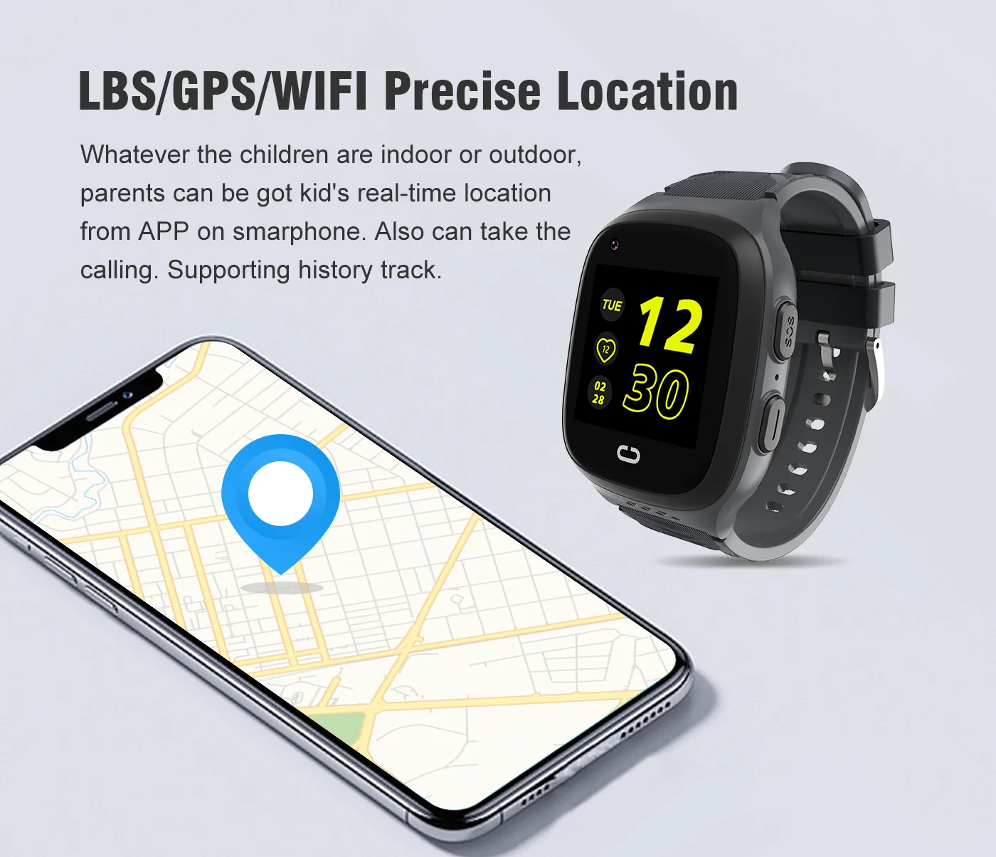 4Gキッズスマートウォッチ SOS防水 WiFi GPSビデ - Smartwatch Watches For Girls のレビューと価格