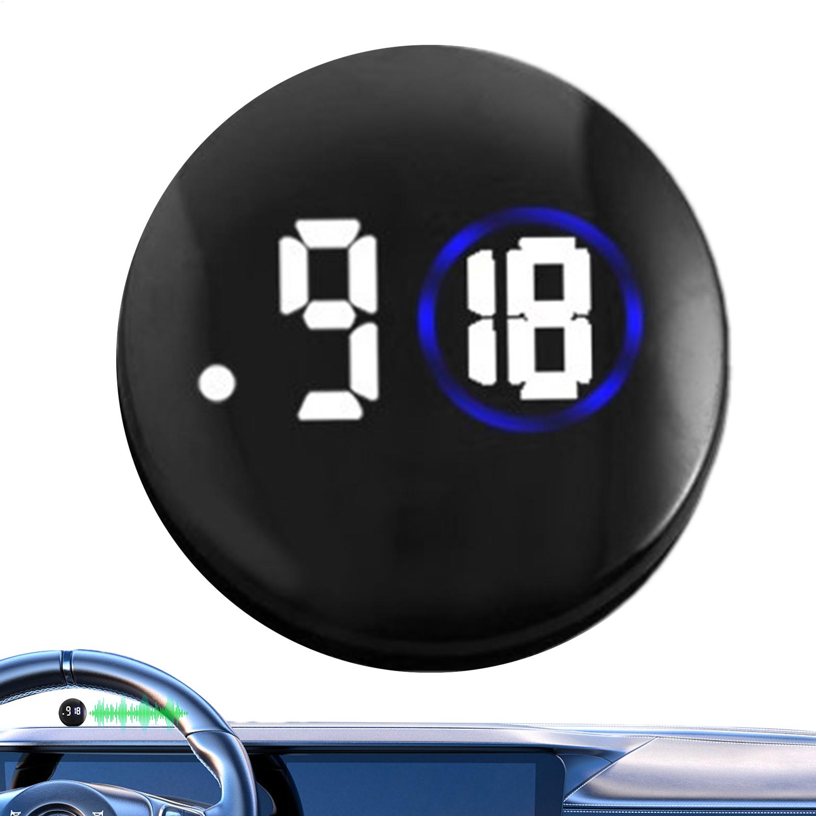 ミニクォーツ時計 車用発光時計 車のダッシュボード用LED時 - Smartwatch Digital Watches For Men のレビューと価格