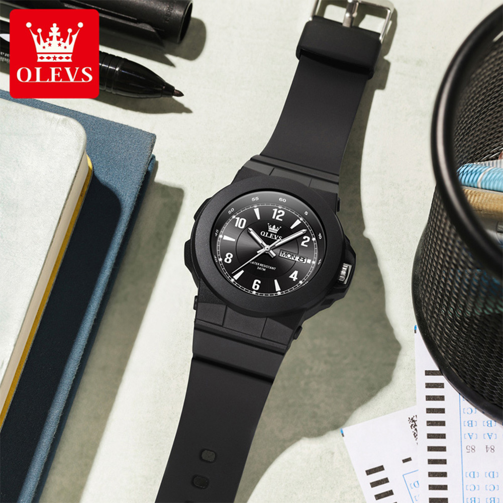 OLEVS 5681 学生向け腕時計 オリジナルスポーツクォ - Smartwatch Watches Gift For Men のレビューと価格