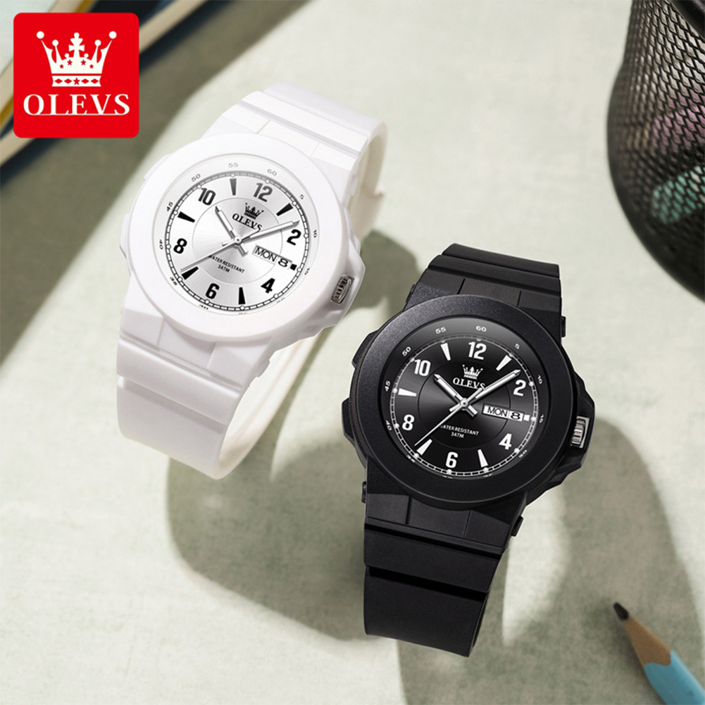 OLEVS 5681 学生向け腕時計 オリジナルスポーツクォ - Smartwatch Watches Gift For Men のレビューと価格