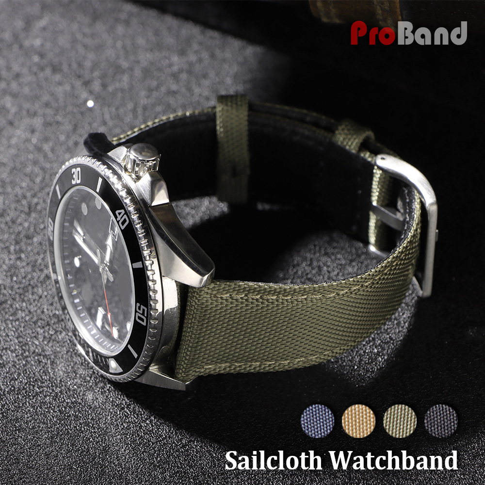 防水帆布時計バンドプレミアムユニバーサルナイロンストラップク - Smartwatch Premium Watches For Women のレビューと価格