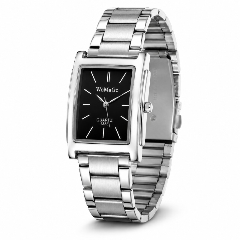 ビジネスメンズウォッチ ファッション スクエアダイヤル ステ - Smartwatch Square Watches For Men のレビューと価格