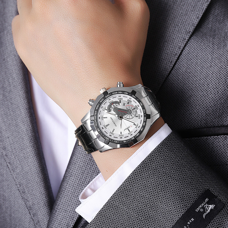 メンズクォーツ腕時計 カレンダー付き クラシッククォーツ メ - Smartwatch Watches Gift For Men のレビューと価格