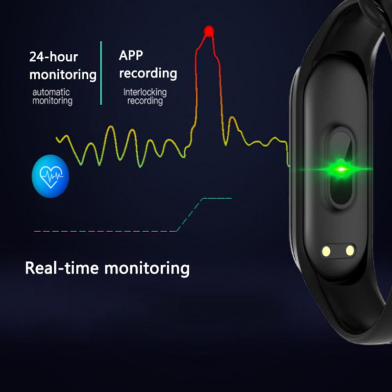 女性用m4スマートウォッチ,ledディスプレイ付きスポーツリ - Smartwatch Watches For Women Brands のレビューと価格
