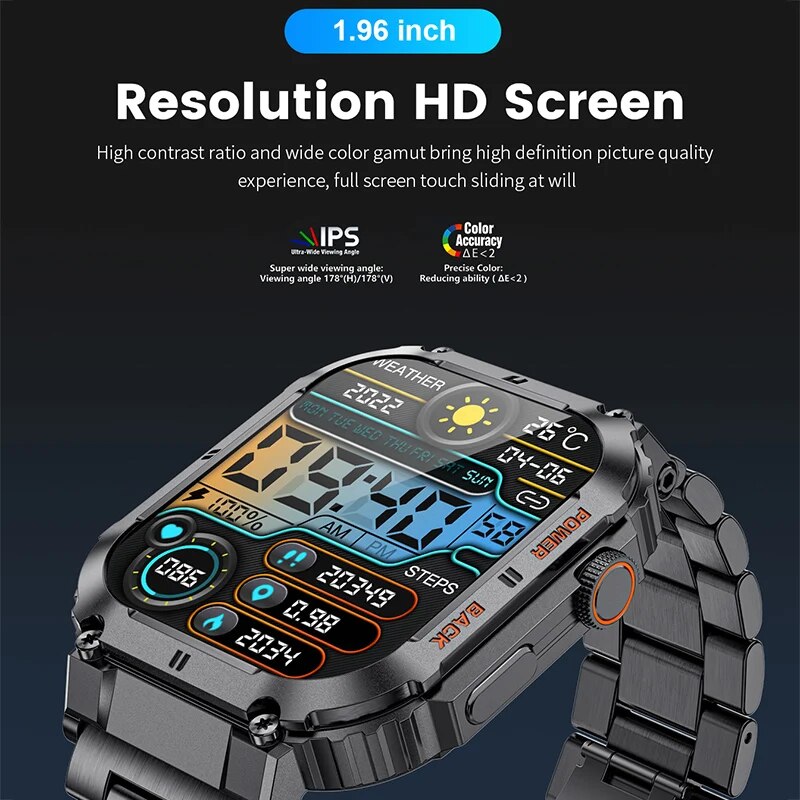 Lige-男性用アウトドアスポーツフィットネススマートウォッ - Smartwatch Digital Watches For Men のレビューと価格
