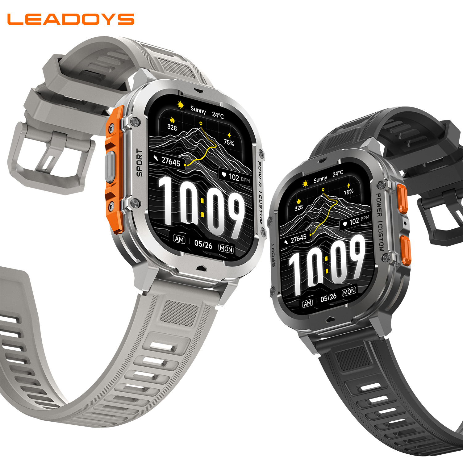 新入荷 LEADOYS X7 メンズ向け頑丈なスマートウォッ - Watch X7 のレビューと価格