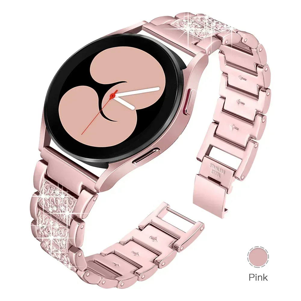プレミアムダイヤモンド交換用腕時計バンド Samsung G - Smartwatch Premium Watches For Women のレビューと価格