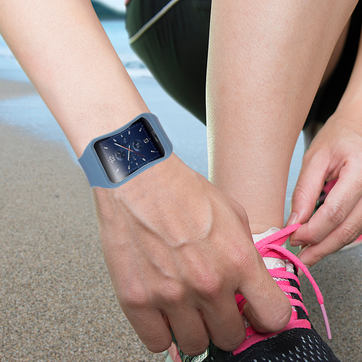 スマートウォッチ用ウォッチバンド プレミアムTPE素材 快適 - Smartwatch Premium Watches For Women のレビューと価格