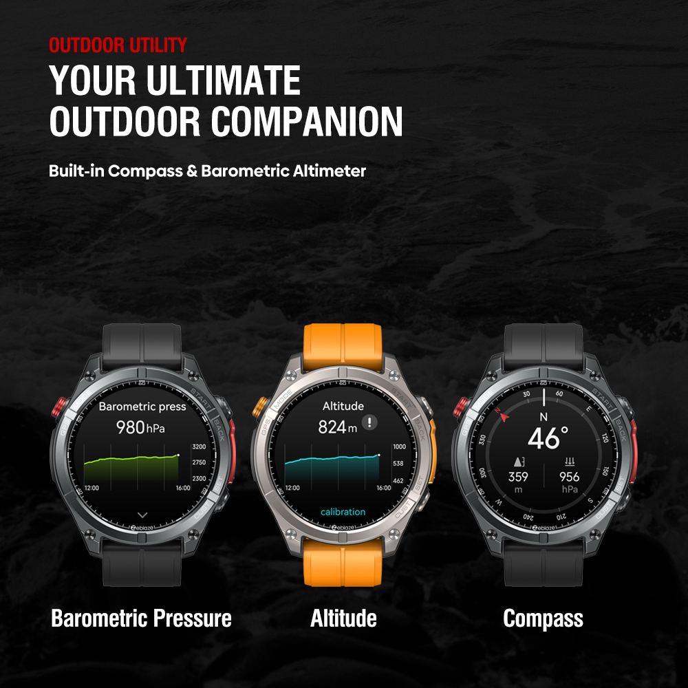 新しい Zeblaze Stratos 4 GPS スマート - Smartwatch New Watches 2025 のレビューと価格
