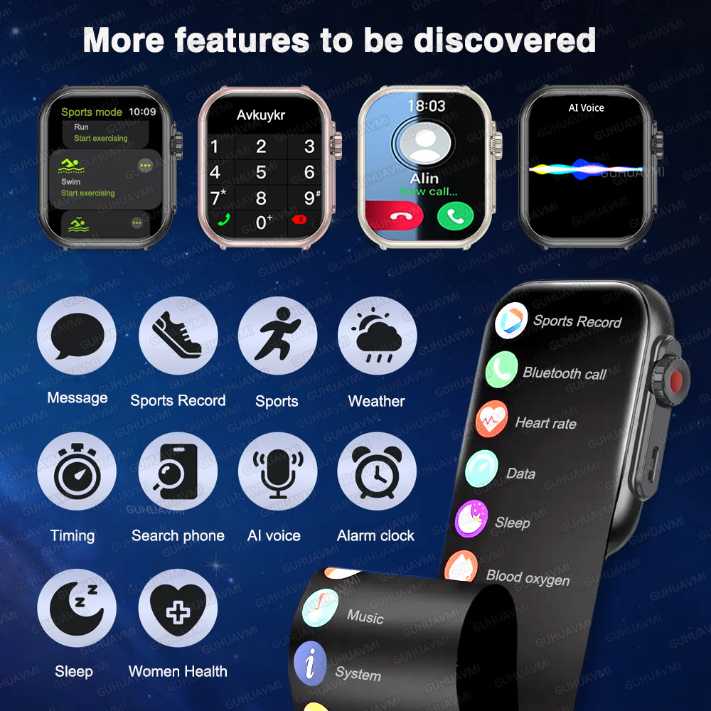 2025 腕時計ウルトラ 2 SE 男性女性 1000mAh - Smartwatch Watches For Women Brands のレビューと価格