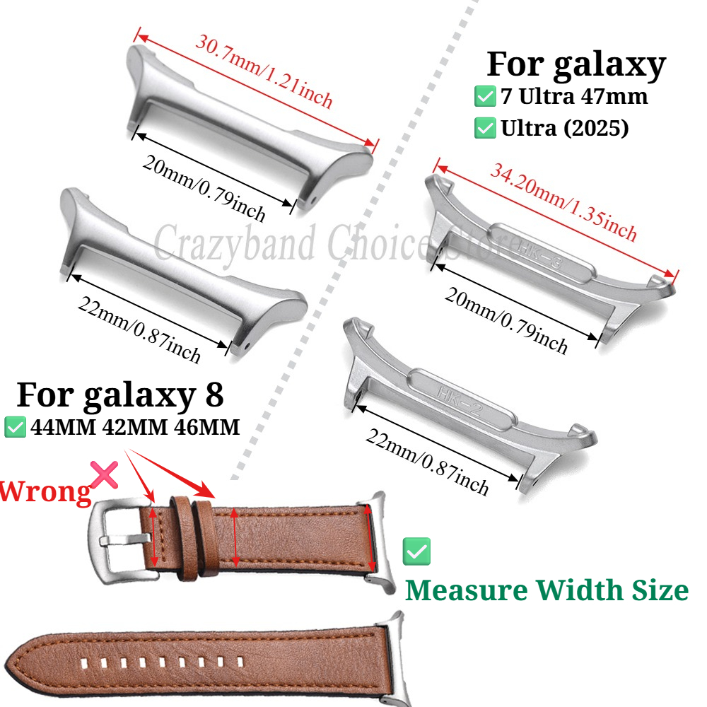 1 ペアの金属コネクタ Samsung Galaxy Wat - Replacement Watch Bracelet のレビューと価格