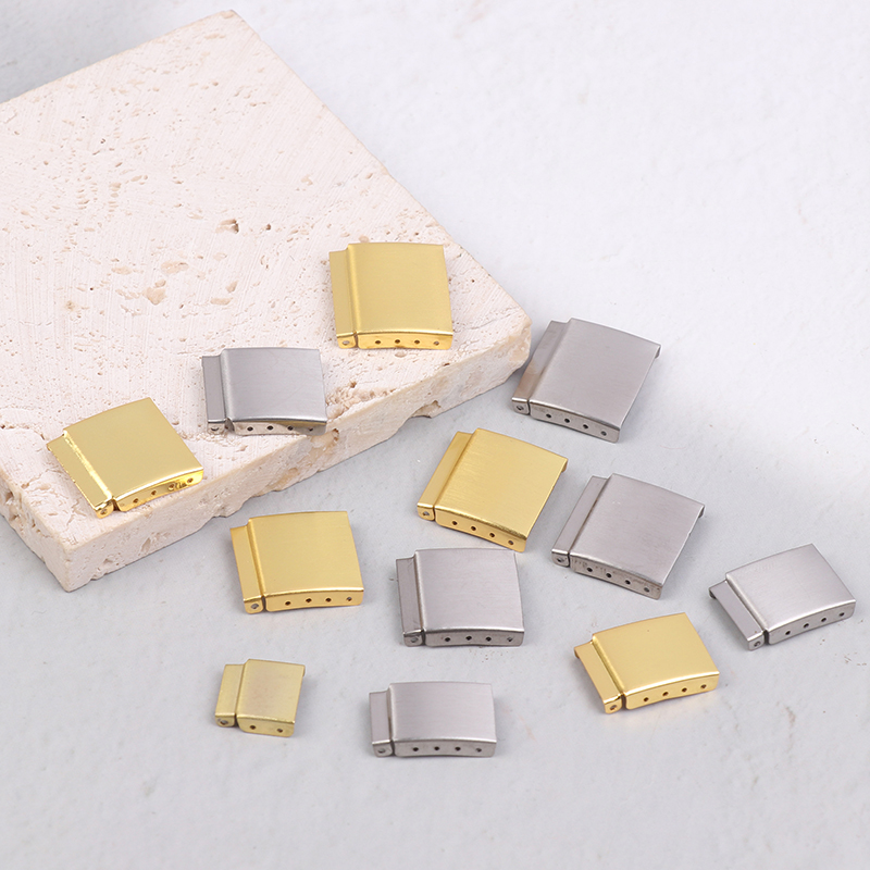1Pc 銀色/金色 12-22 ミリメートル鋼時計バンドブレ - Replacement Watch Bracelet のレビューと価格
