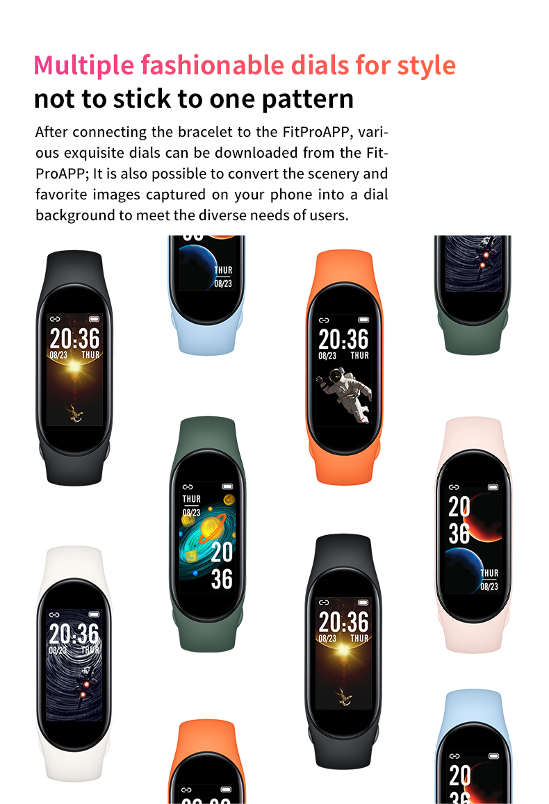 M8 スマートウォッチ男性女性フィットネススマートブレスレッ - Smartwatch Digital Watches For Men のレビューと価格