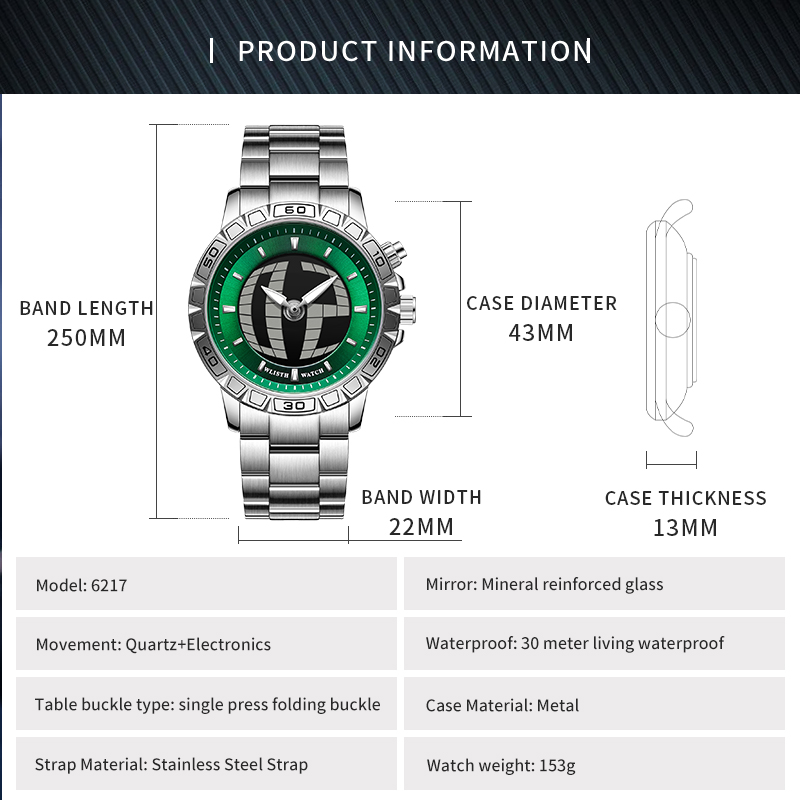 高級ビジネスマンウォッチデジタル腕時計防水発光腕時計スポーツ - Watches Not Smartwatch のレビューと価格