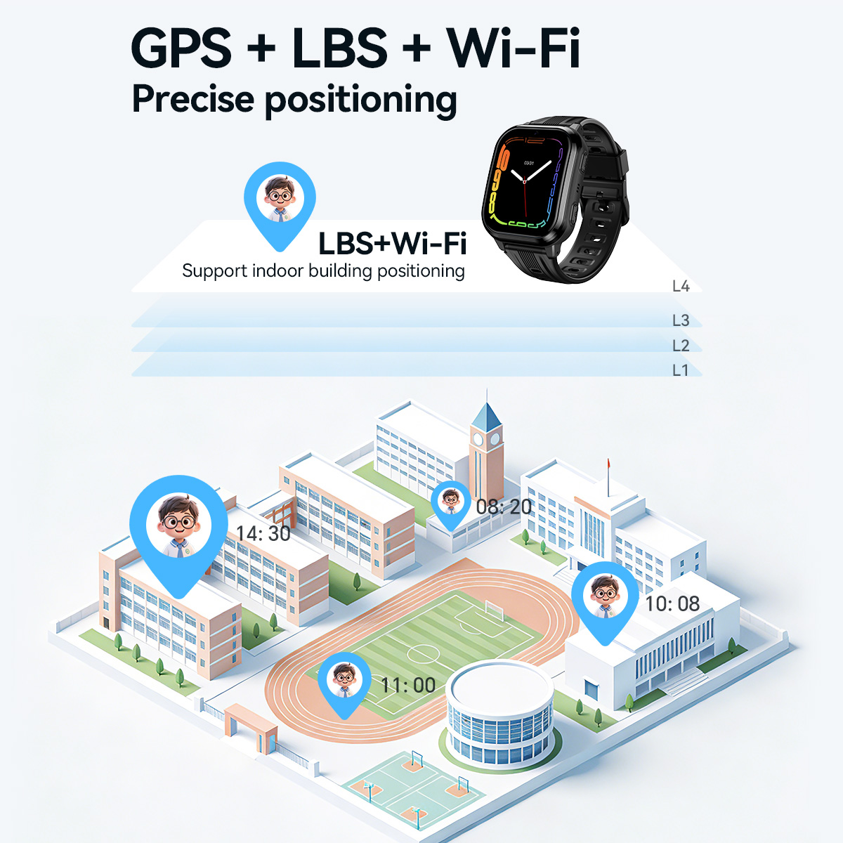 HOCO Y108 1.69インチHD液晶曲面タッチスクリー - Smartwatch Watches For Girls のレビューと価格