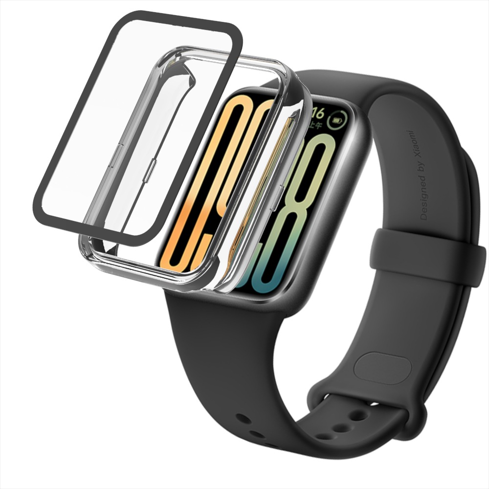 PC + 強化ガラスケース Xiaomi Mi Band 1 - Watches Not Smartwatch のレビューと価格