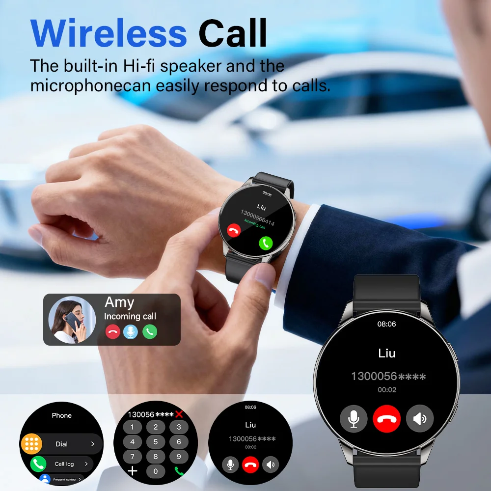 スマートウォッチ、フルタッチスクリーンシリコンストラップ、ワ - French Connection Watches Smartwatch App のレビューと価格