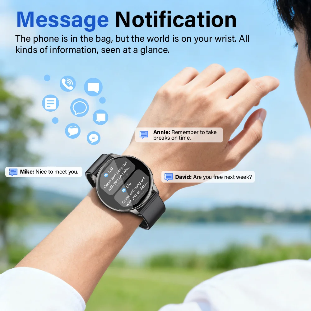 スマートウォッチ、フルタッチスクリーンシリコンストラップ、ワ - French Connection Watches Smartwatch App のレビューと価格