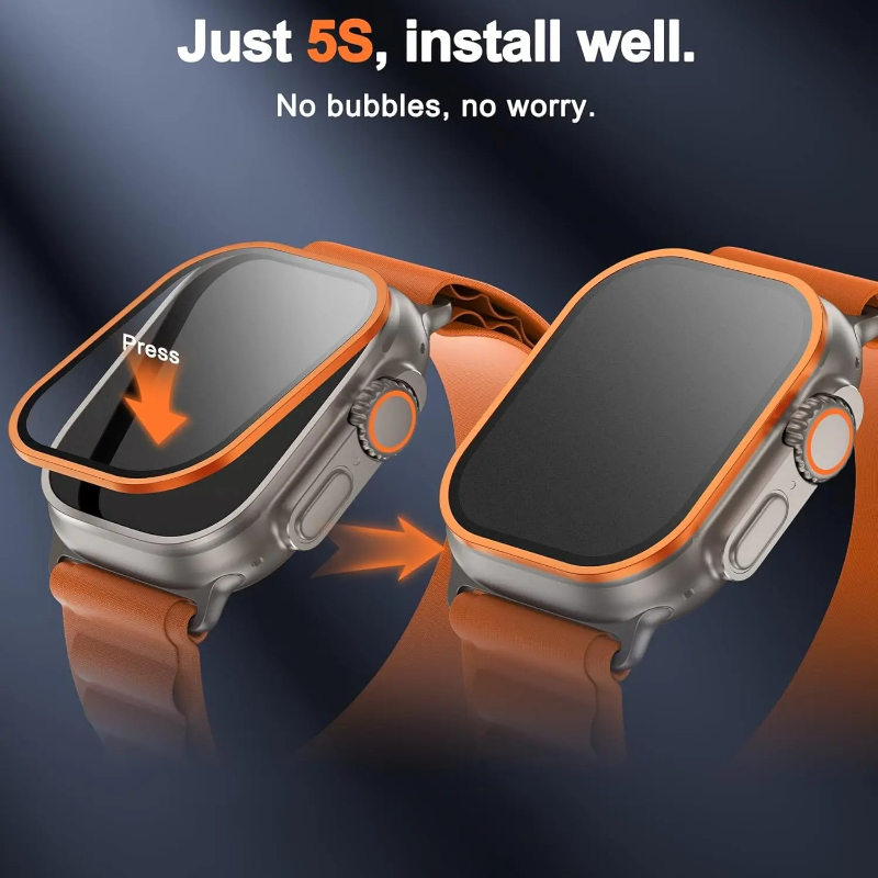 強化ガラス Apple Watch Ultra 49mm チ - Smartwatch Watches Gift For Men のレビューと価格